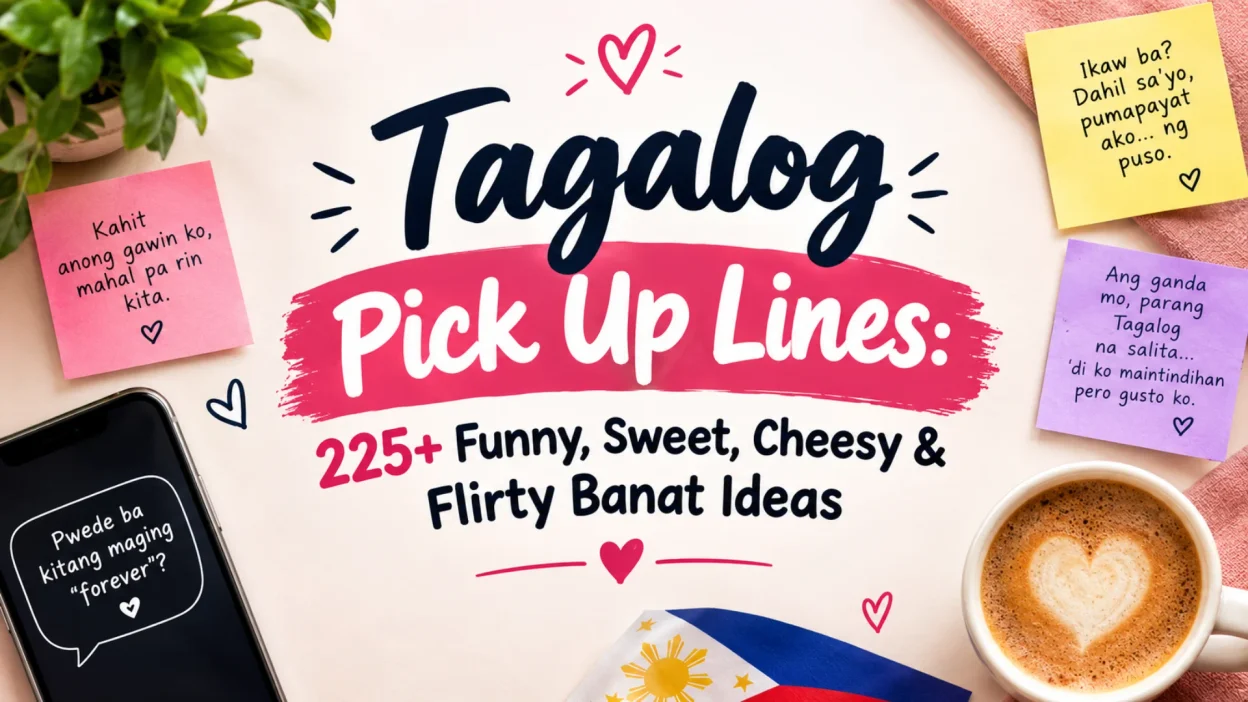 Tagalog pick up lines with funny, sweet, cheesy and flirty banat ideas